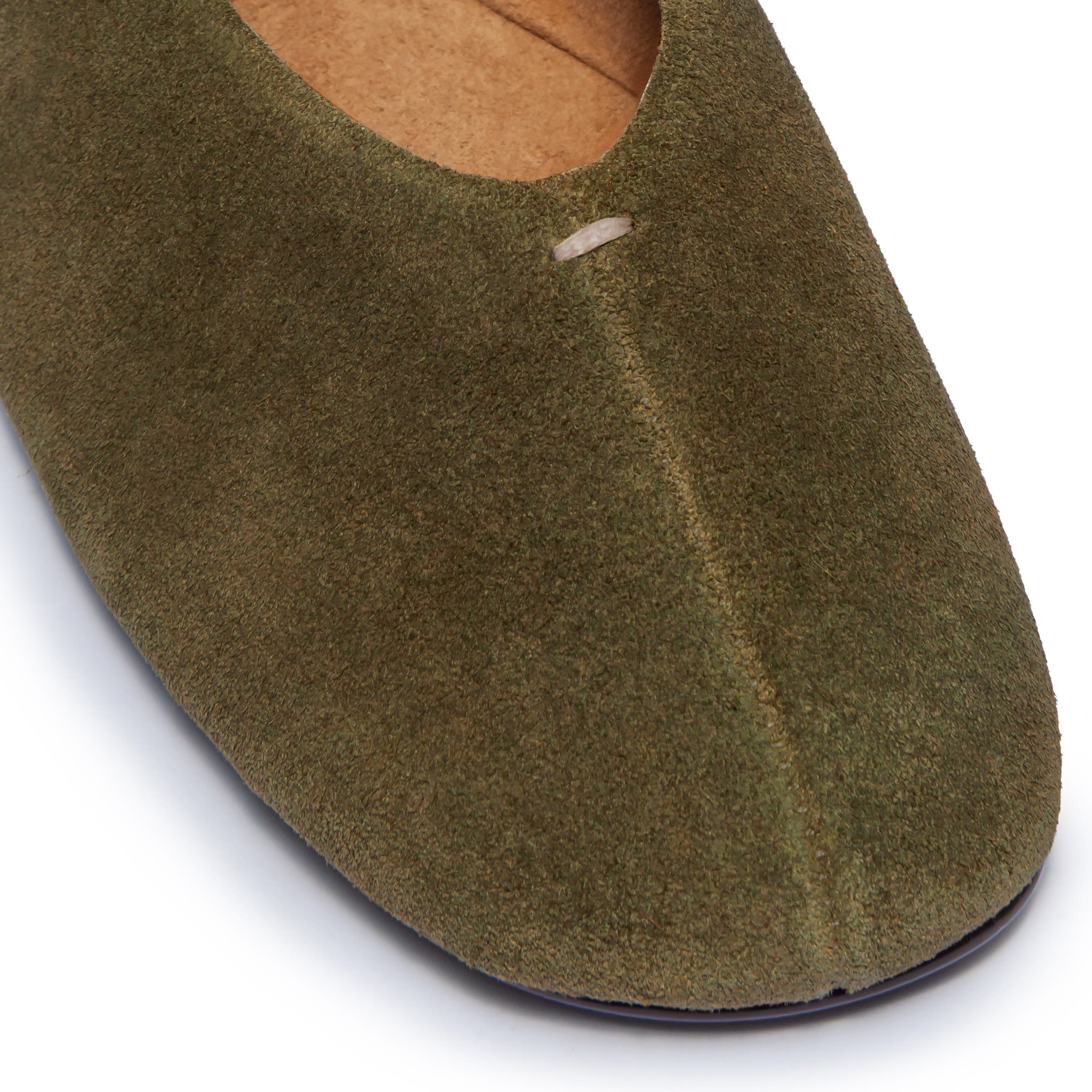 Meredith Ballet Flat, Alternate, color, DARK OLIVE