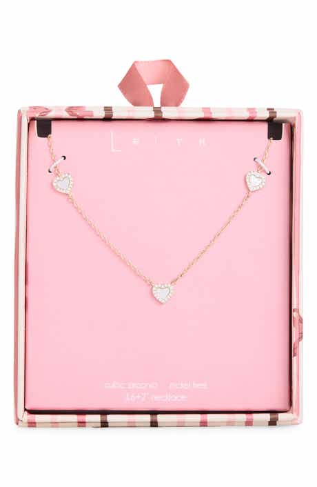 Leith Heart Drop Necklace