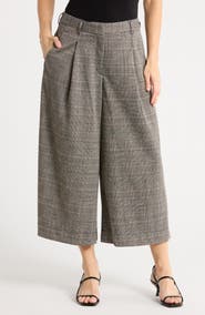 MAX STUDIO Double Knit Striped Culottes