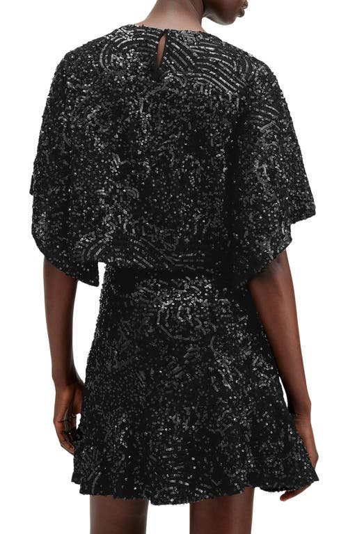 Allsaints Ivy Embellished Crop Top
