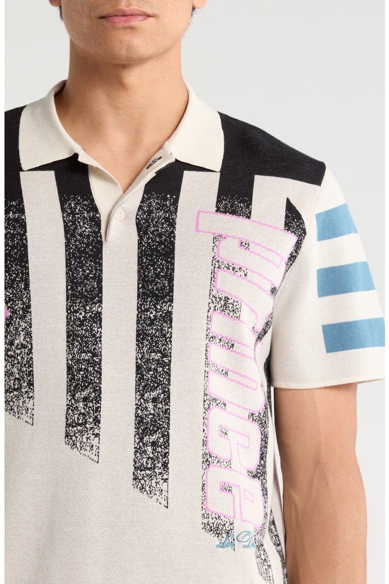 x Prince™ Cotton Intarsia Polo, Alternate, color, LIGHT IVORY