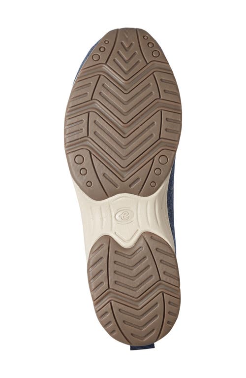 Easy Spirit Trepose Faux Shearling Lined Slipper In Blue