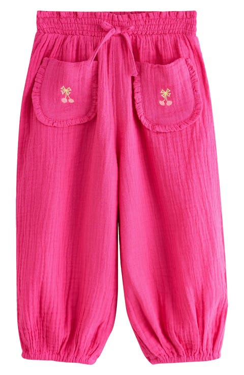 Kids' Ditsy Cotton Gauze Pants (Toddler, Little Kid & Big Kid)