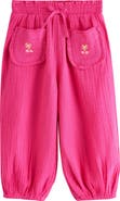 NEXT Kids' Ditsy Cotton Gauze Pants