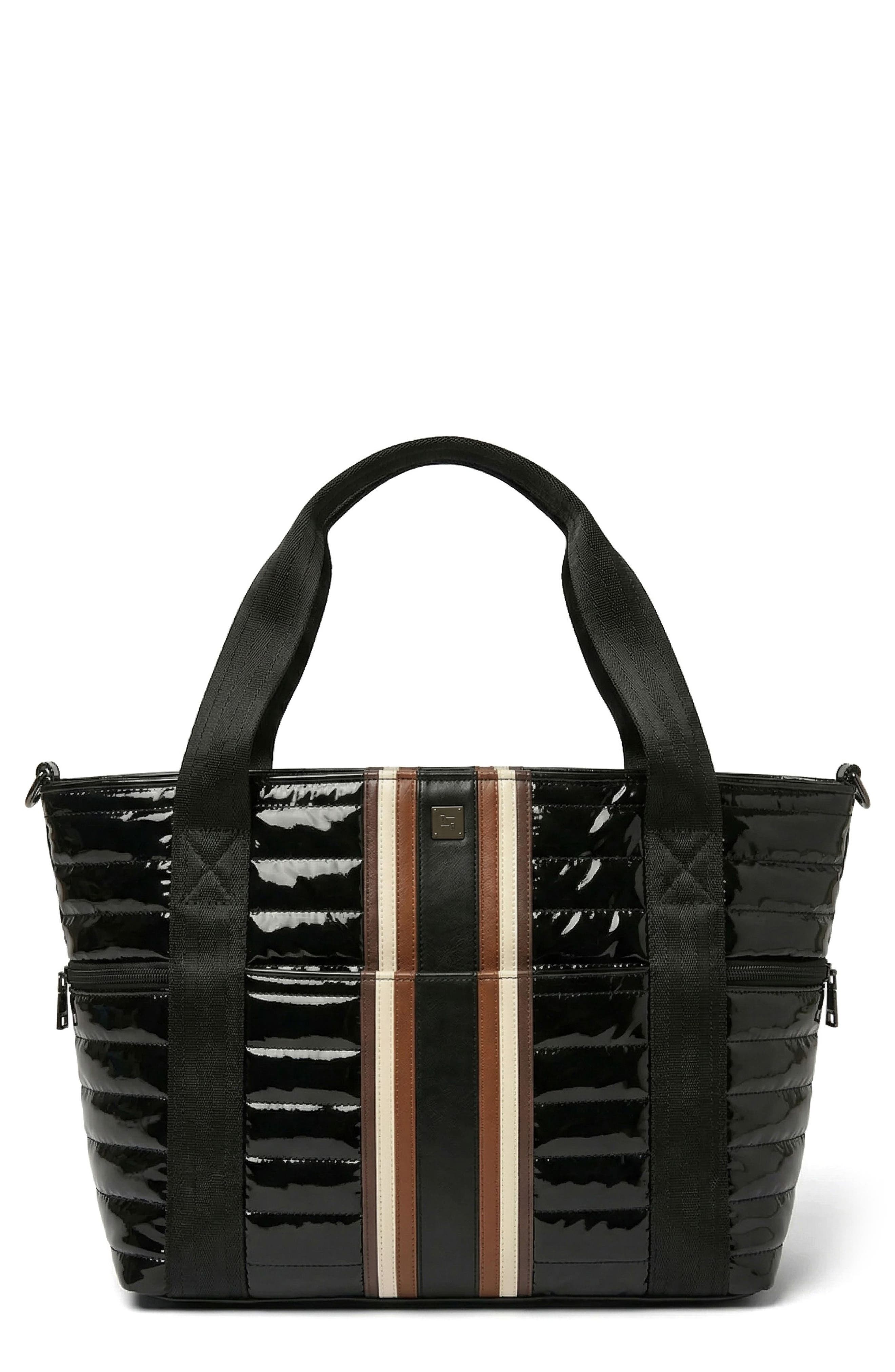 Jetset Wingman Tote, Main, color, BLACK PATENT