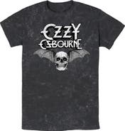 Ozzy Osbourne Men's Ozzy Osbourne Skull Logo Graphic T-Shirt