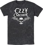 Ozzy Osbourne Men's Ozzy Osbourne Skull Logo Graphic T-Shirt