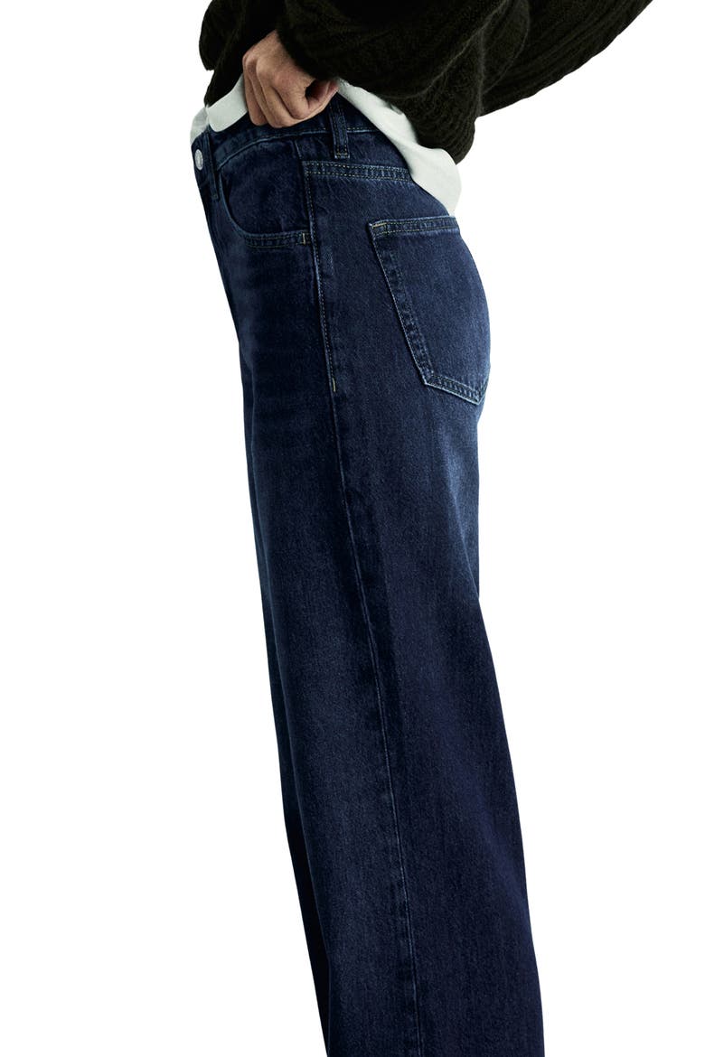 Danila Wide Leg Jeans, Alternate, color, DARK BLUE