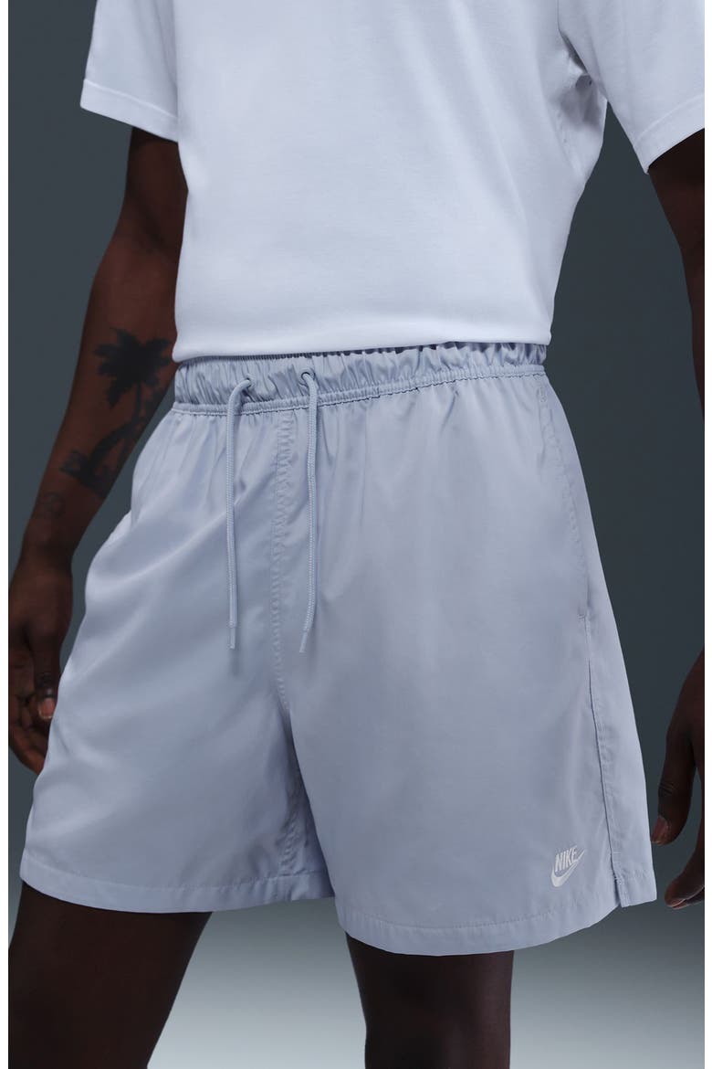 Club Woven Flow Shorts, Alternate, color, 057 GHOST/WHITE