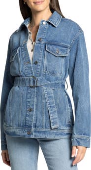 Thread & Supply Nevada Belted Denim Jacket