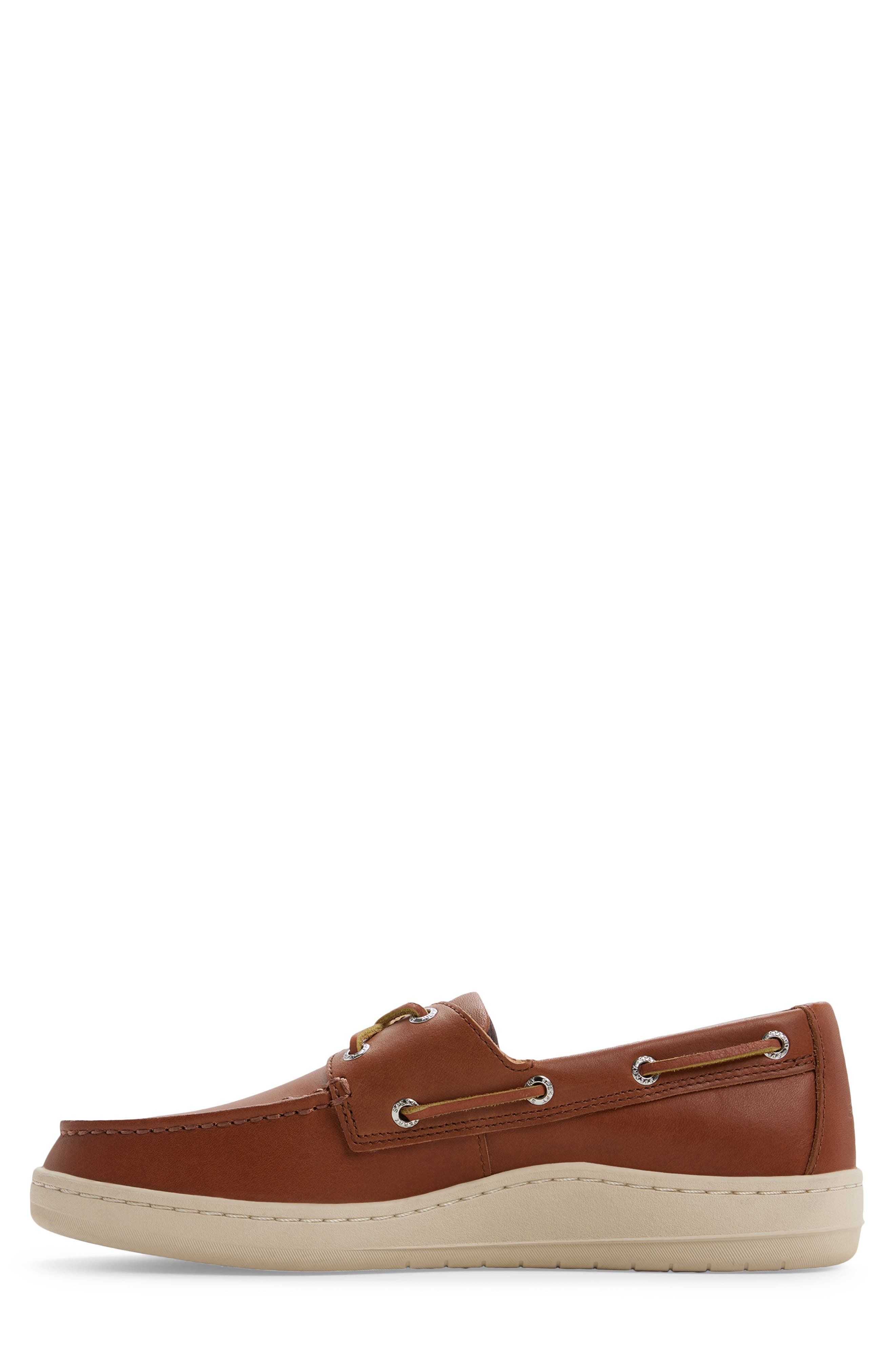 Sperry Strake 2-Eye Boat Shoe, Alternate, color, Tan