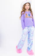 Preppy Goose Plush Wild West loungewear pant