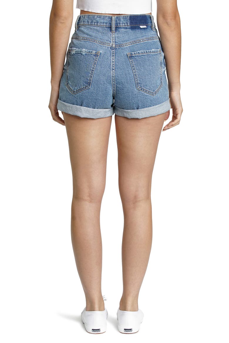 Dad's Girl Cuffed Mom Shorts, Alternate, color, DOUBLE SHOT