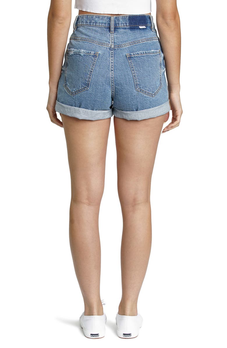 DAZE Dad's Girl Cuffed Mom Shorts, Alternate, color, 