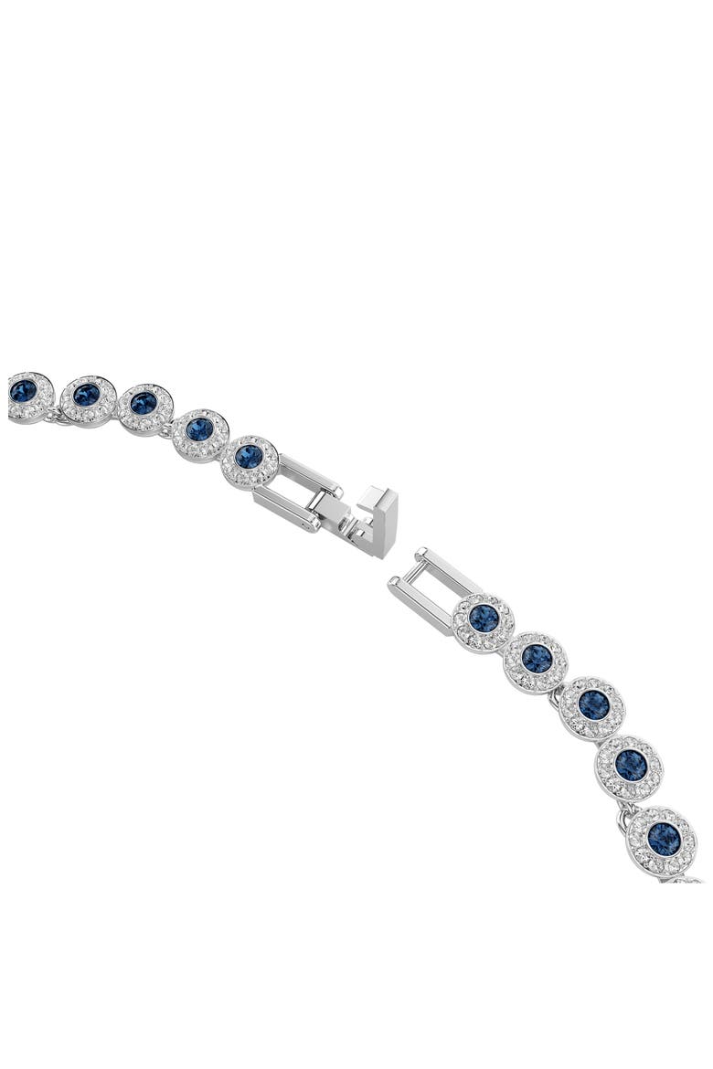 Una Angelic Tennis Necklace, Alternate, color, BLUE/ SILVER