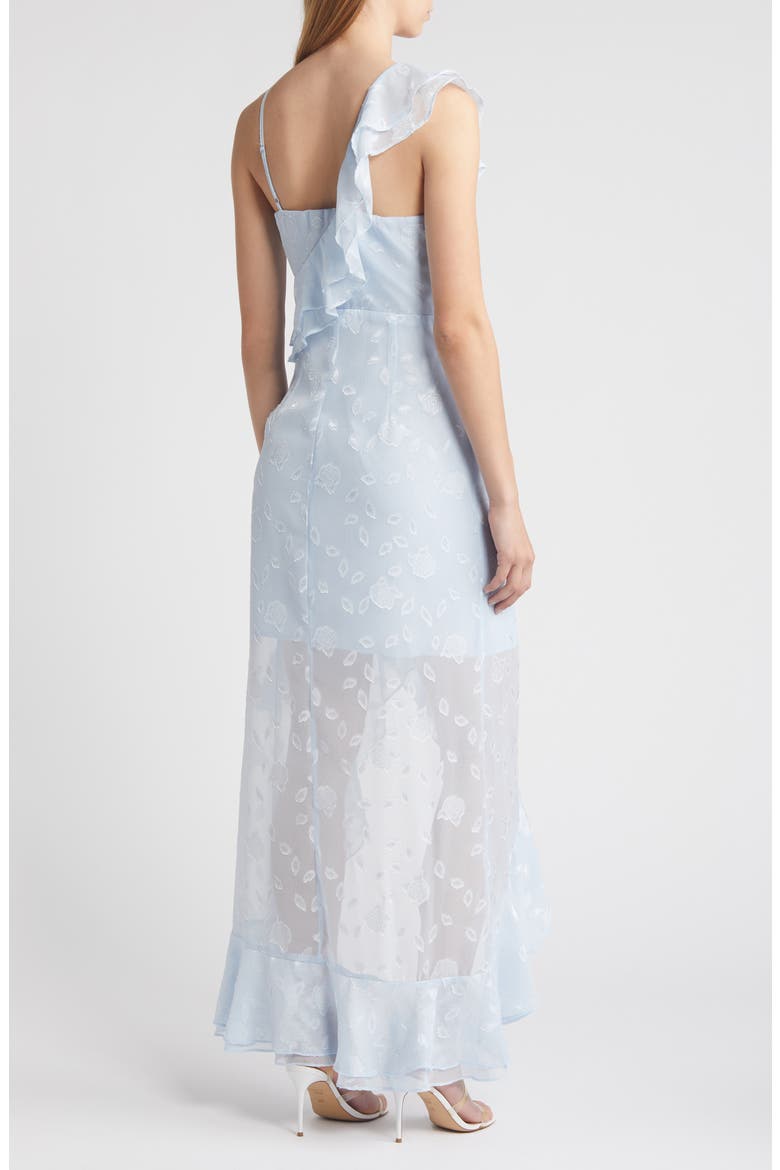 Forever Be Floral Sleeveless High-Low Dress, Alternate, color, LIGHT BLUE