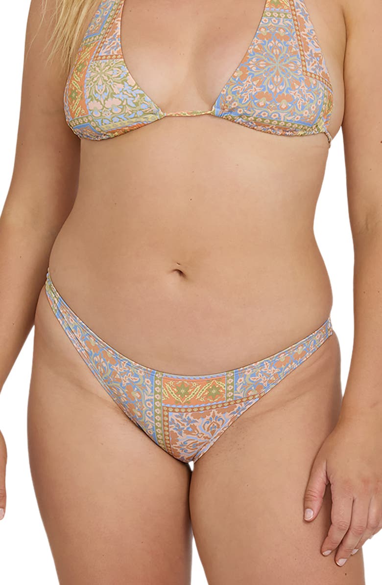 Billabong Take it Back Tropic Bikini Bottoms, Alternate, color, Twilight Blue