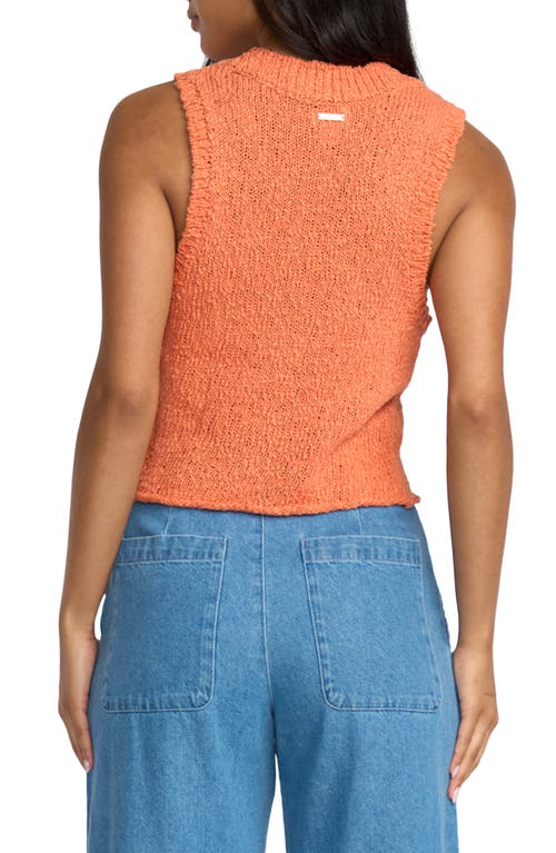 Billabong Gia Sweater Vest In Brown