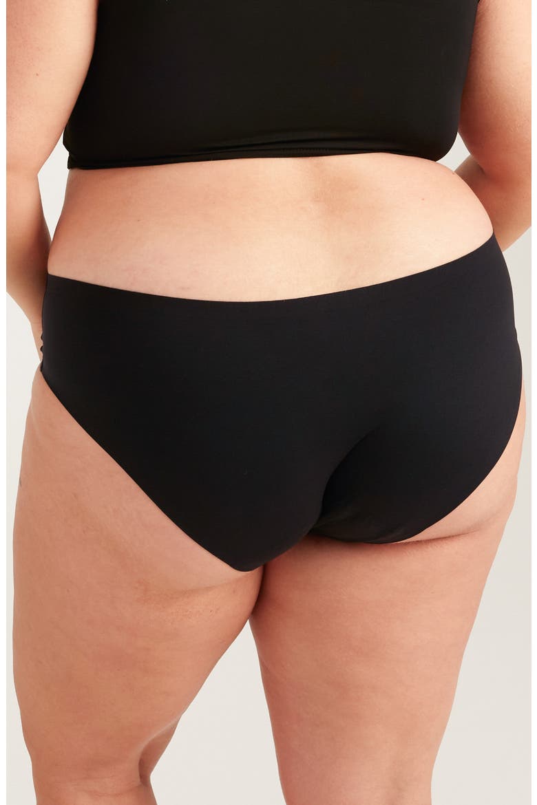 Seamless Briefs, Alternate, color, BLACK