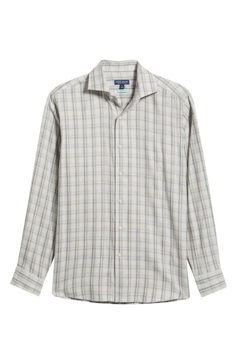 Crown Crafted Plaid Flannel Button-Up Shirt