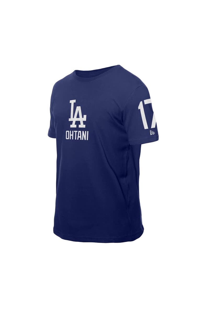 New Era Men's New Era Shohei Ohtani Royal Los Angeles Dodgers Design Lab Name & Number T-Shirt, Alternate, color, Royal