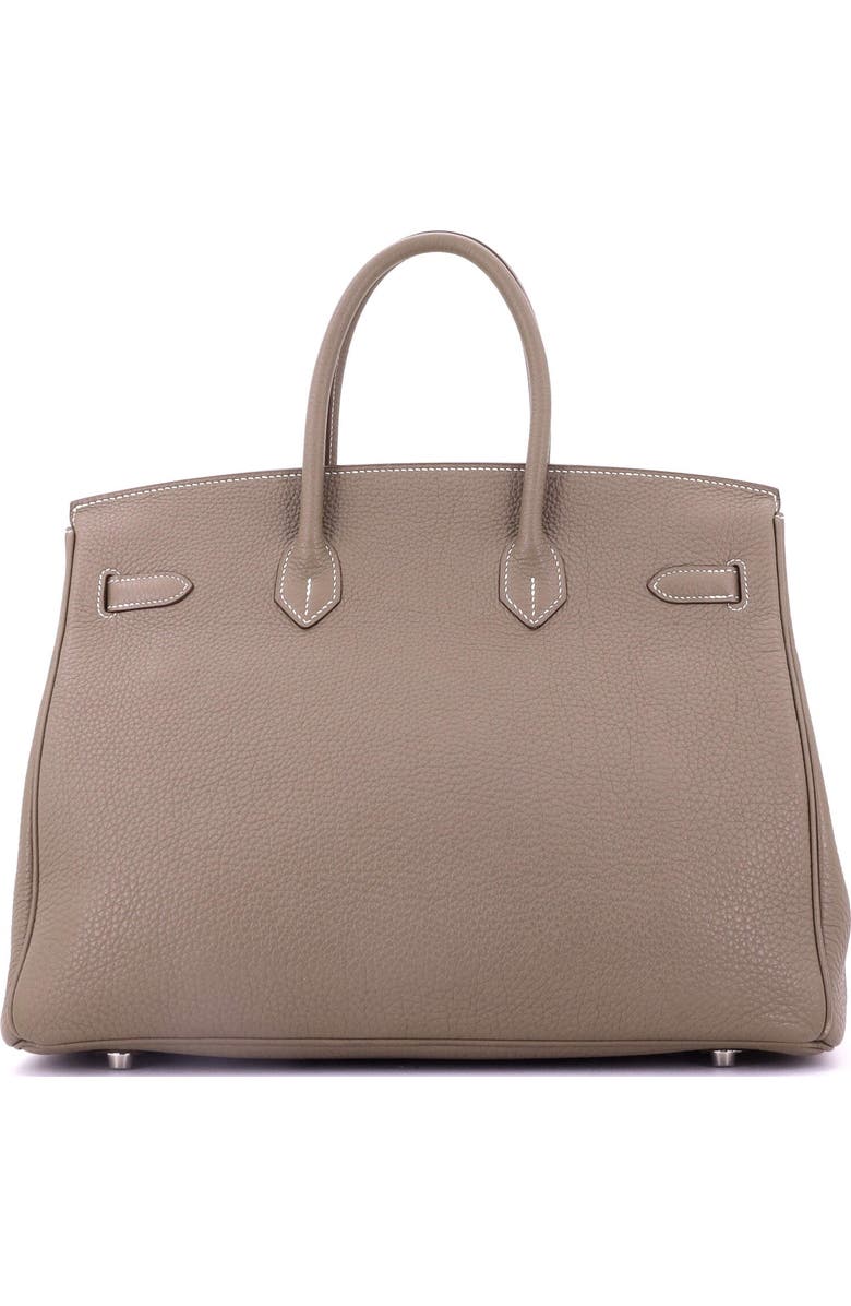 Pre-Owned Hermes Birkin Handbag Grey Togo with Palladium Hardware 35, Alternate, color,