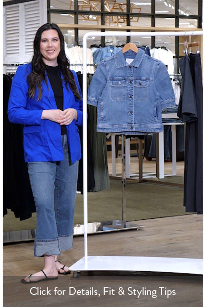 Elbow Sleeve Denim Jacket video