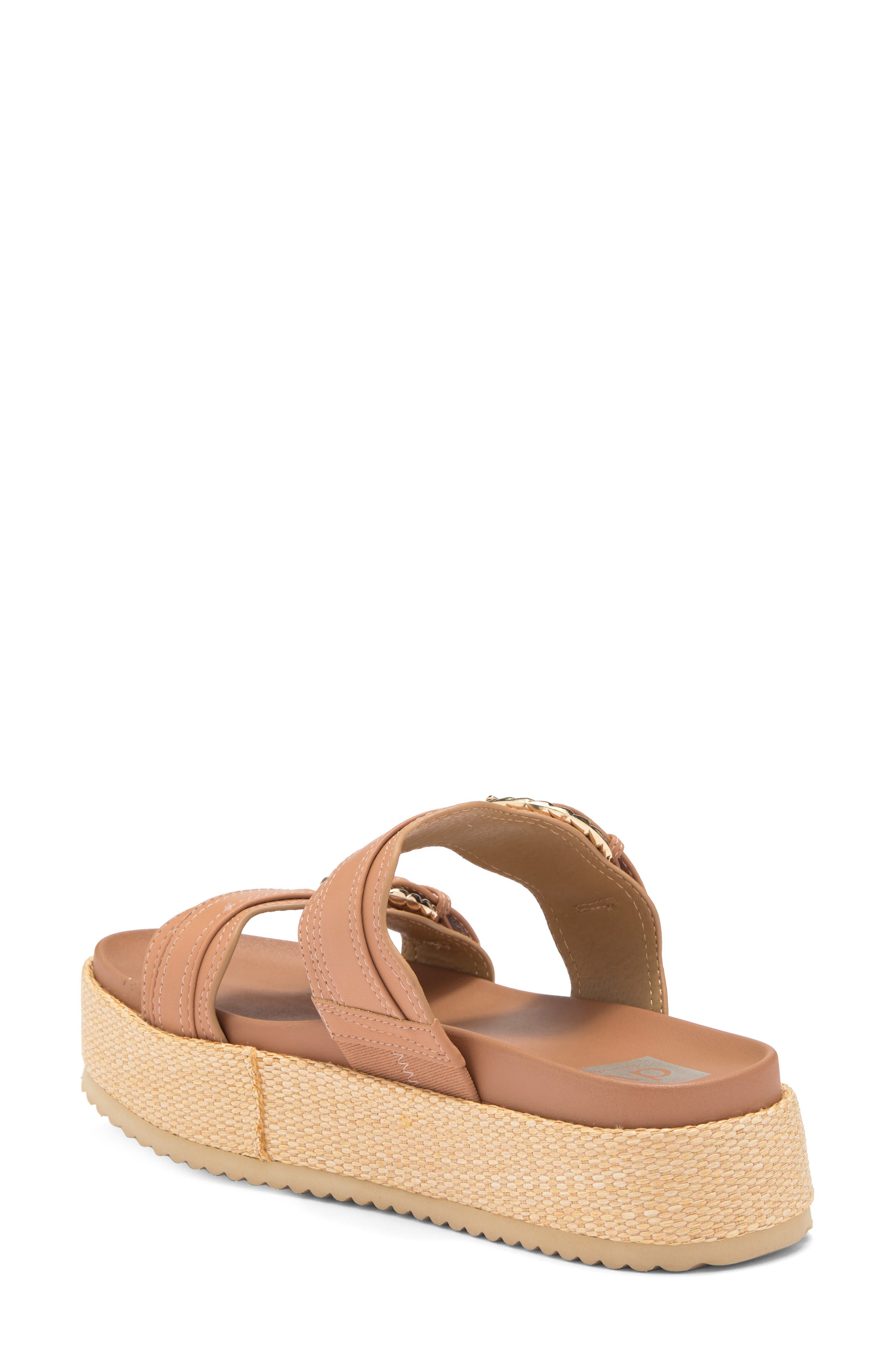 Serpent Platform Slide Sandal, Alternate, color, CAFE