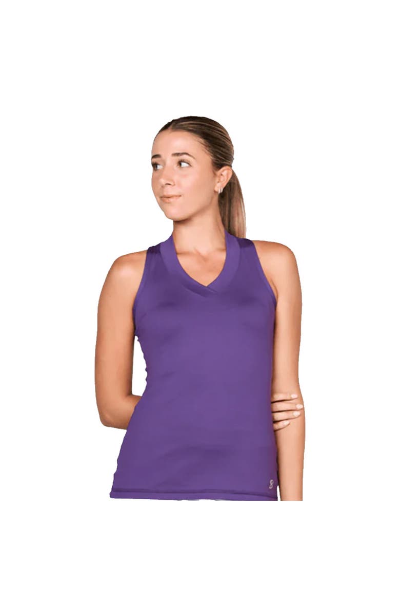 UV Colors Racerback Womens Tennis Tank Top, Main, color, Plum