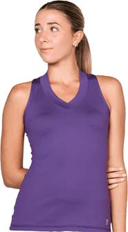 Sofibella UV Colors Racerback Womens Tennis Tank Top