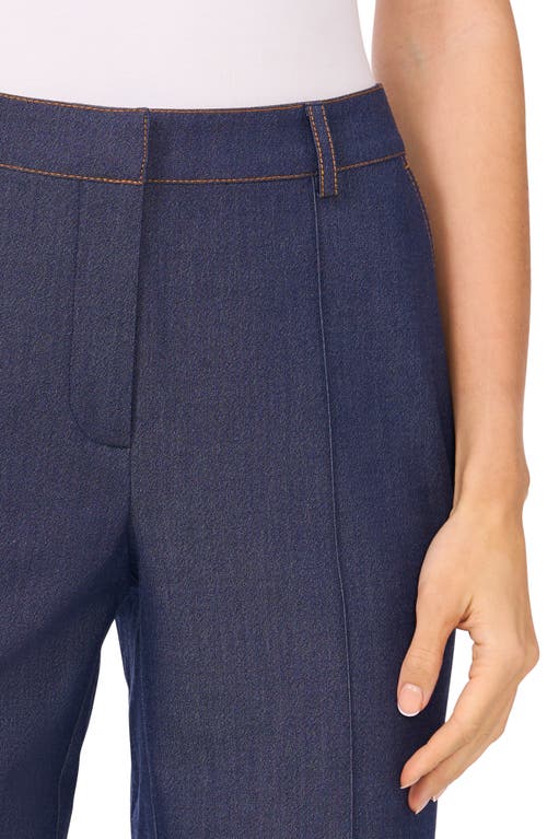 Halogen ® Topstitch Detail Pintuck Pleat Pants In Blue