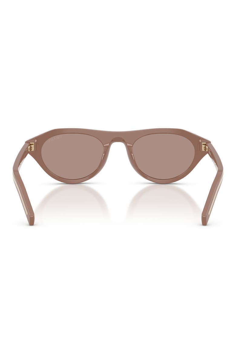51mm Irregular Sunglasses, Alternate, color, PECAN / BROWN