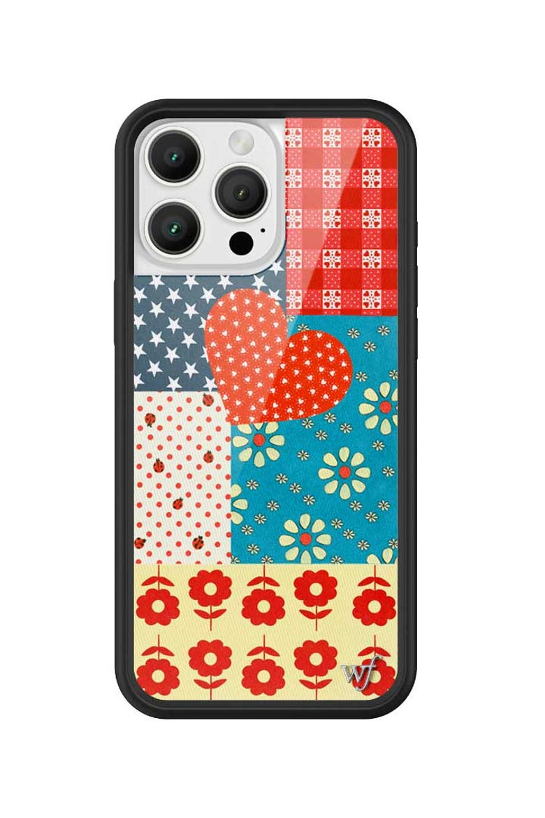 Flower Patch iPhone Case, Alternate, color, Red