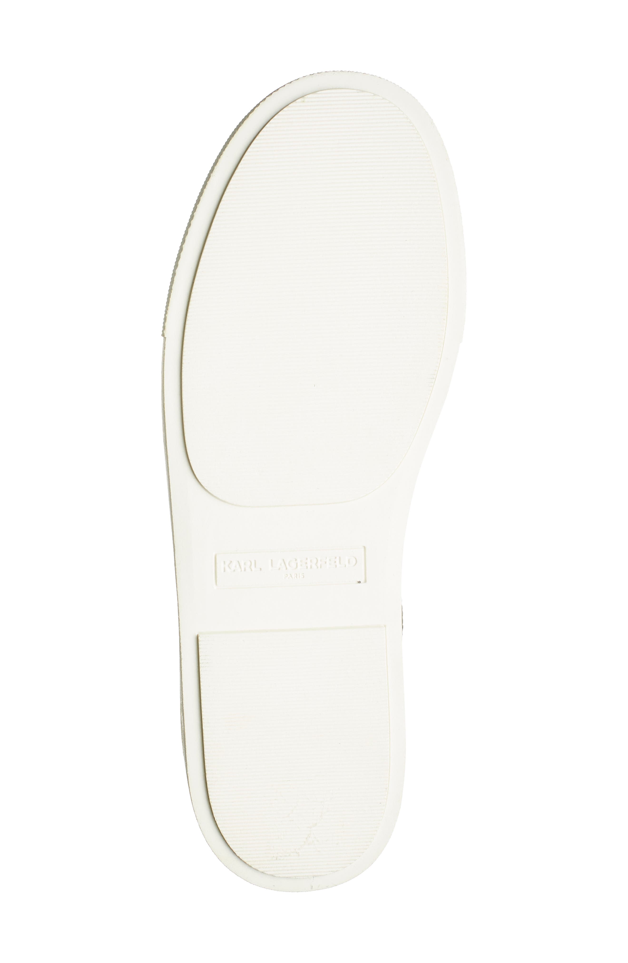 KARL LAGERFELD PARIS Ceci Slip-On Sneaker, Alternate, color, Bk/Brt Wht