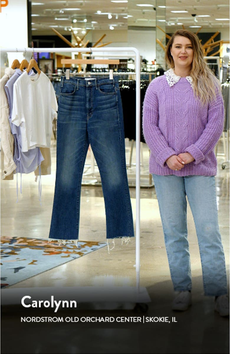 The Hustler Fray Ankle Bootcut Jeans, sales video thumbnail