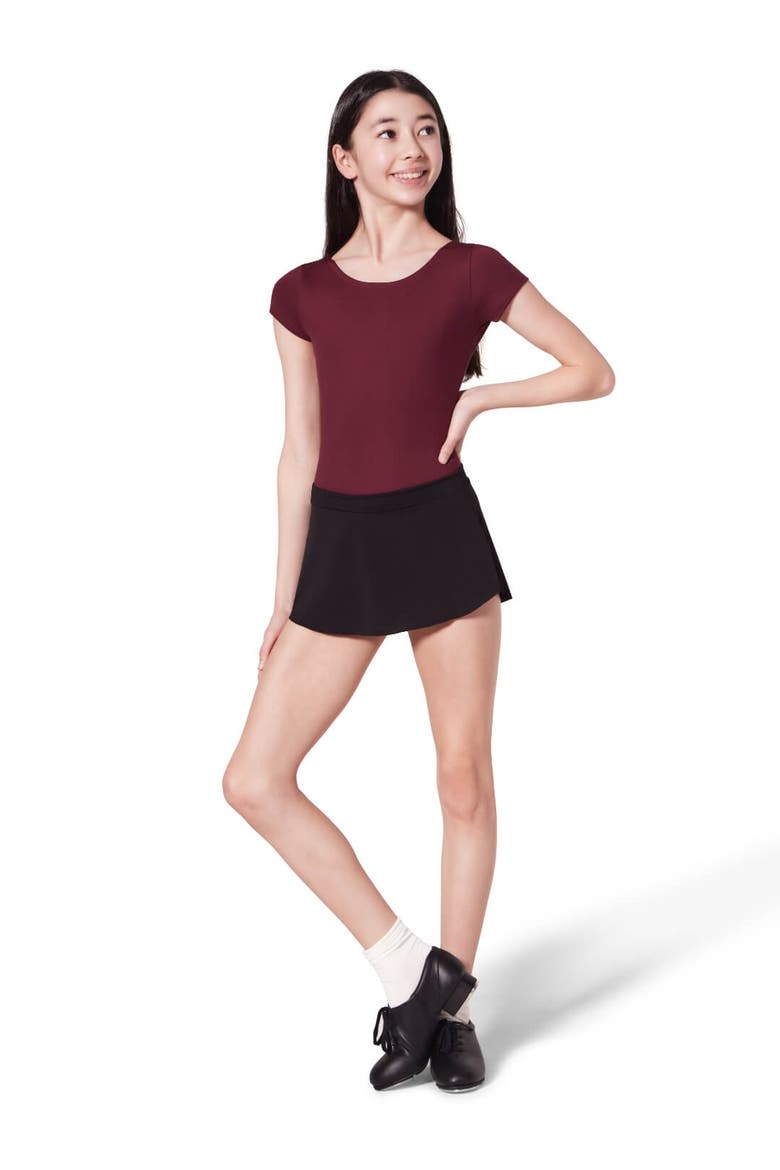 Curved Pull-On Skirt - Tween, Alternate, color, Black