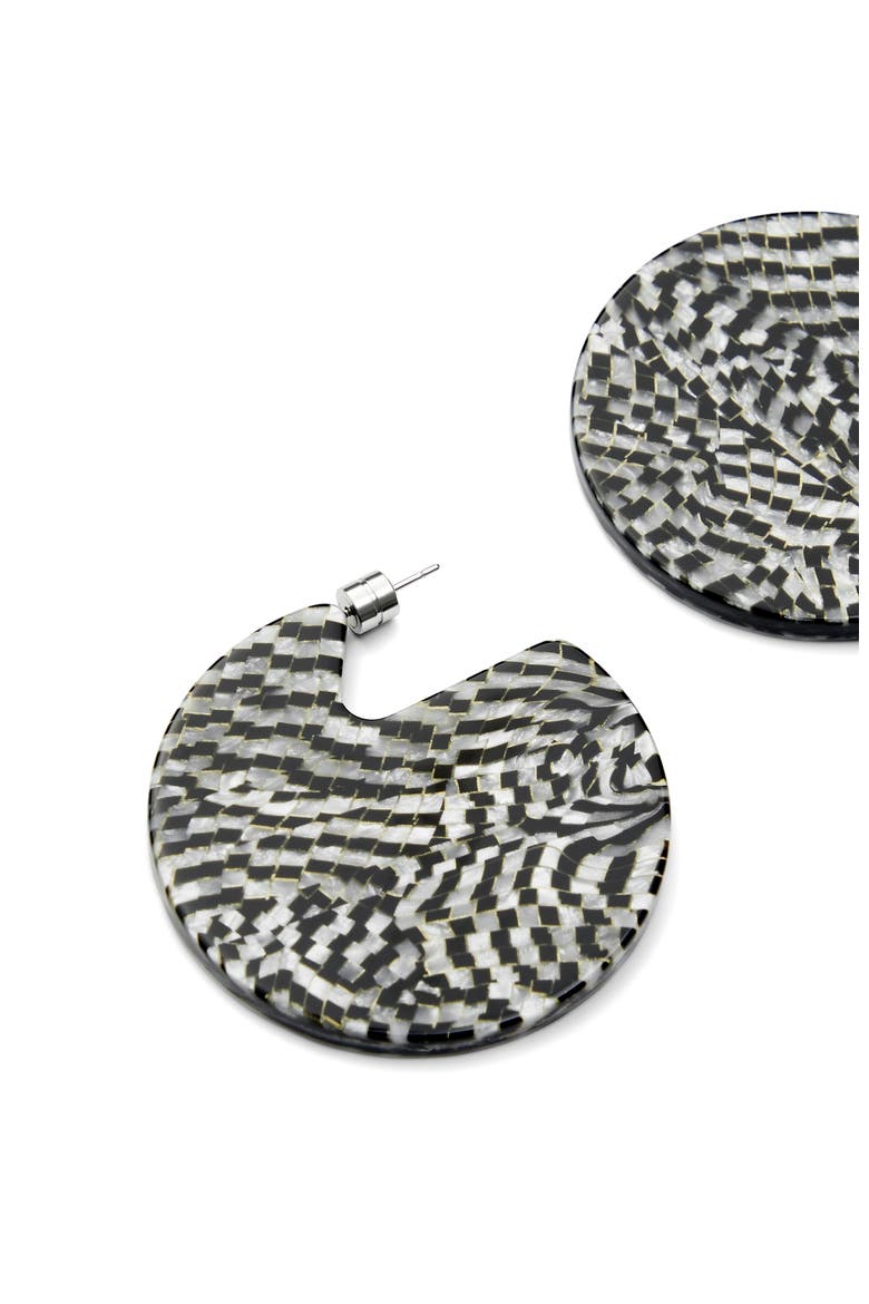 Clare Earrings, Alternate, color, Perle Noir