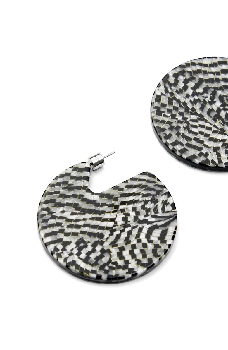 MACHETE Clare Earrings, Alternate, color, Perle Noir