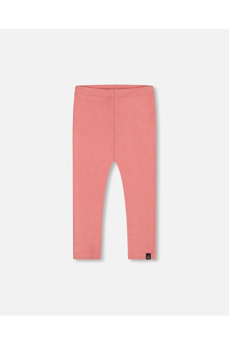Little Girl's Super Soft Rib Leggings Pink, Main, color, Tea Rose