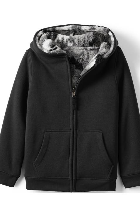 Kids High Pile Lined Zip Hoodie