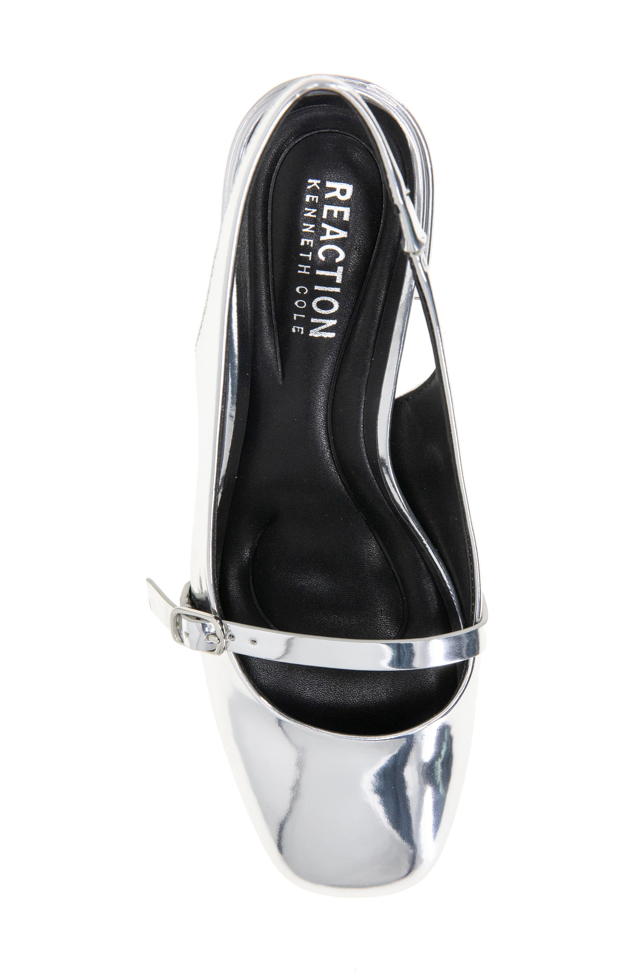 Reaction Kenneth Cole Lindy Slingback Pump, Alternate, color, Silver