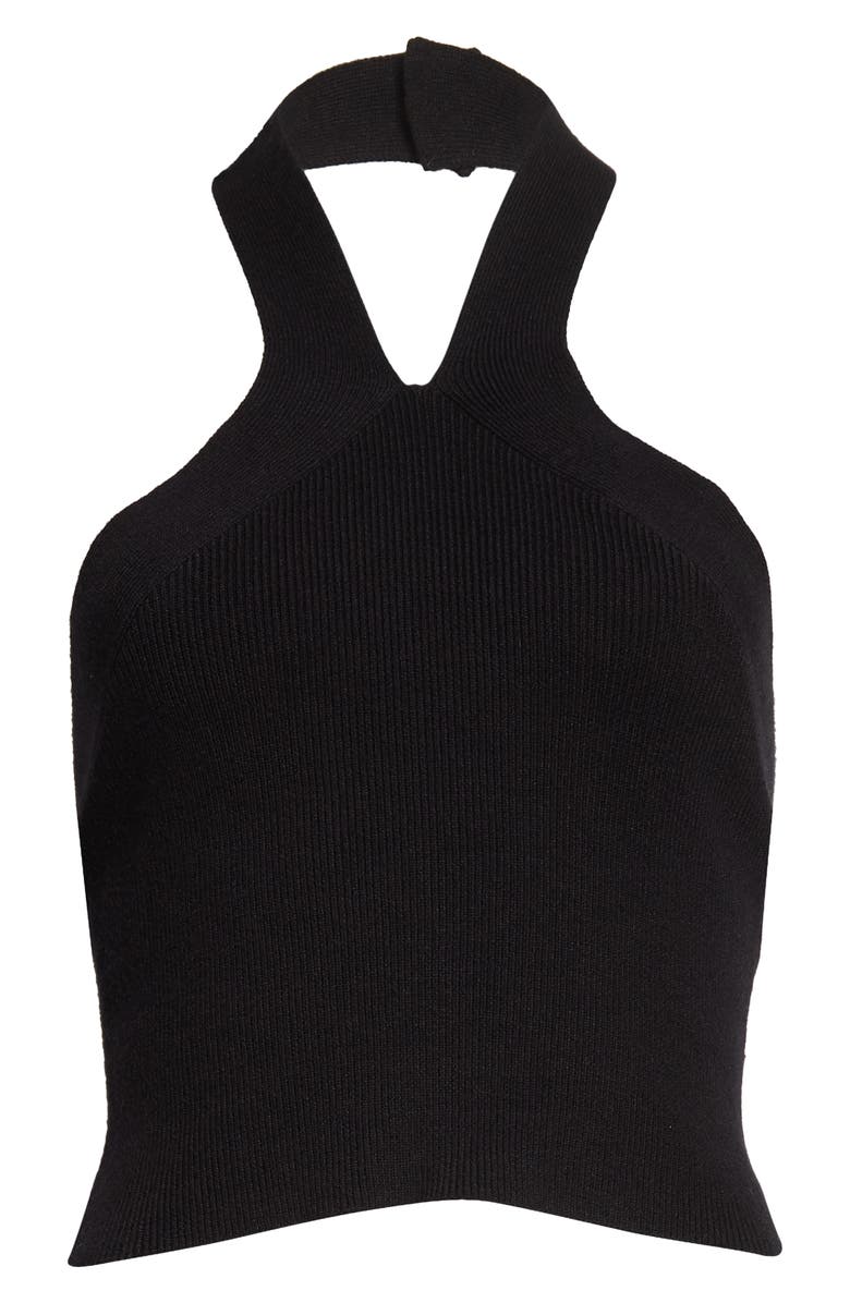 Monrow Supersoft Halter Sleeveless Knit Sweater, Alternate, color, 