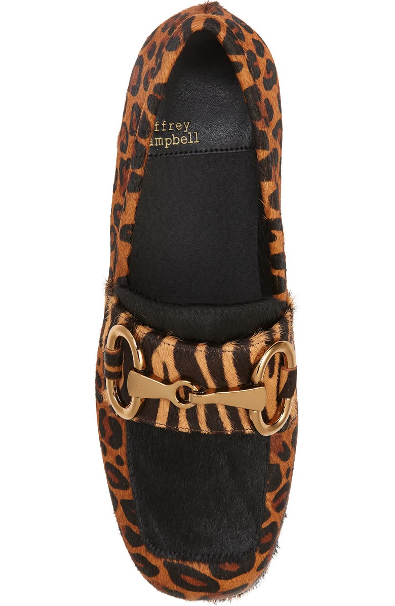 Jeffrey Campbell Student Genuine Calf Hair Platform Loafer, Alternate, color,