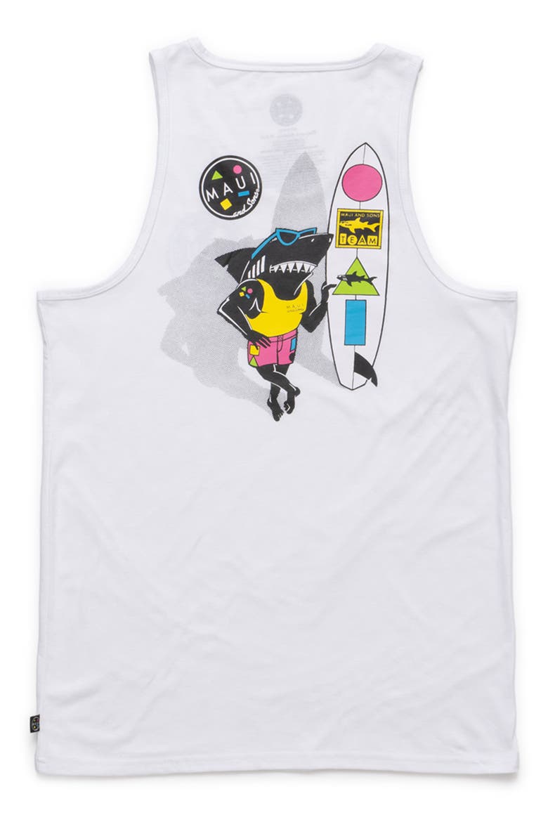 Arnold Sharkley Graphic Tank, Alternate, color, WHITE