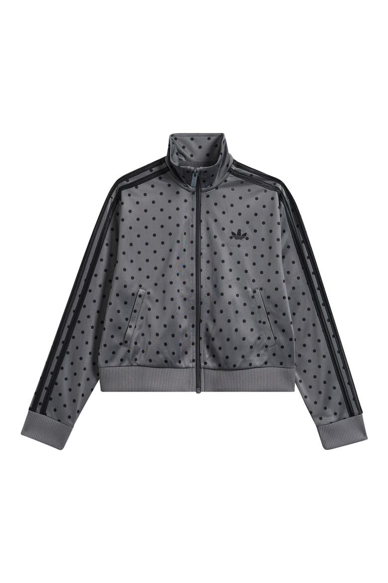 Kids' Firebird Polka Dot Track Jacket, Main, color, CARBON