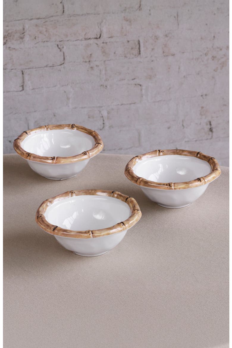 Vida Cane Mini Dip Bowl, Alternate, color, White
