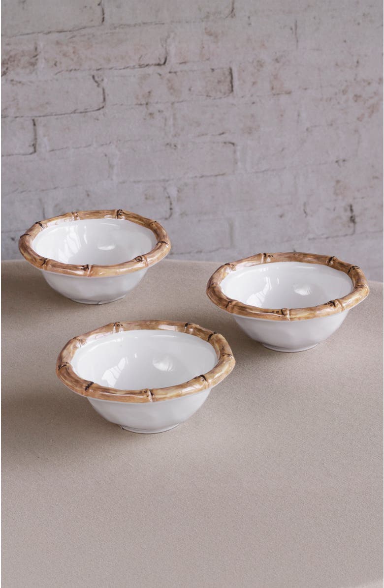 BEATRIZ BALL Collection Vida Cane Mini Dip Bowl, Alternate, color, White