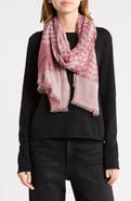 Melrose and Market Lightweight Textured Fringe Scarf