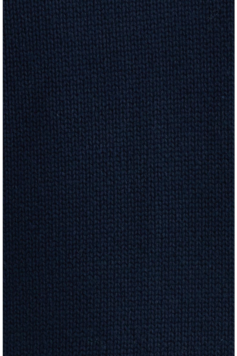 College Cotton Crewneck Sweater, Alternate, color, NAVY
