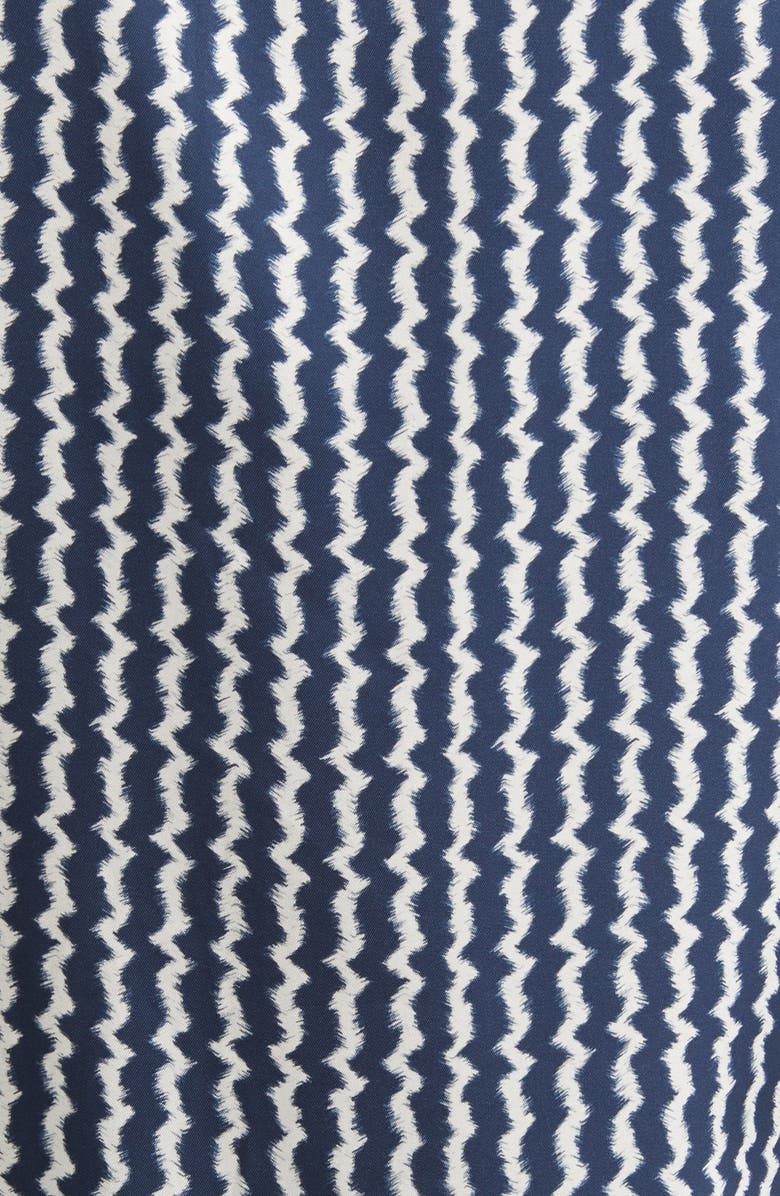 Reiss Mayday Abstract Stripe Short Sleeve Button-Up Camp Shirt, Alternate, color, 